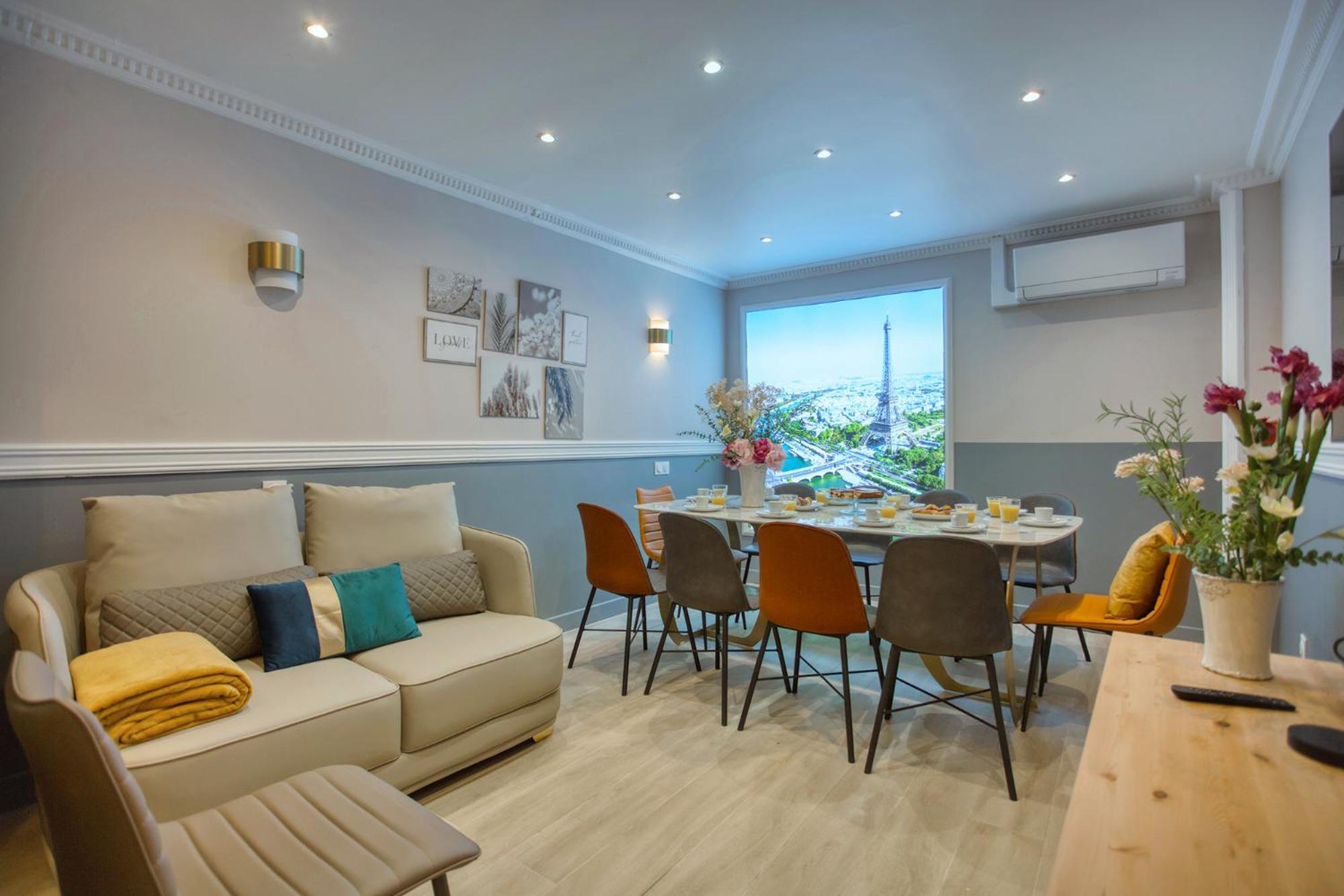 Elegant Triplex In Paris - Ideal For 10 - Aircon מראה חיצוני תמונה